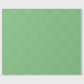 Cadeau Petit papier d'emballage vert et de blanc de (Plat)