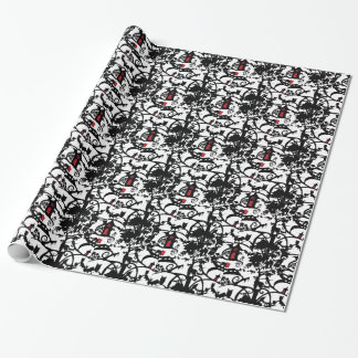 Cadeau Peu de papier d'emballage de capuchon rouge