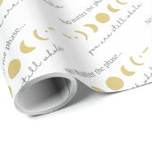 Cadeau Peu Importe Le Papier D'Enveloppement De La Lune P (Coin rond)