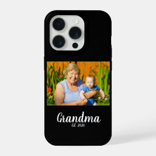 Cadeau photo de grand-mère établie