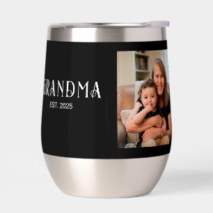 Cadeau photo de grand-mère établie
