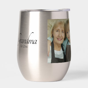 Cadeau photo de grand-mère établie