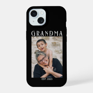 Cadeau photo de grand-mère établie