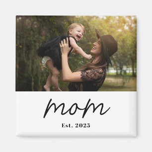 Cadeau photo Magnet « Maman établie »