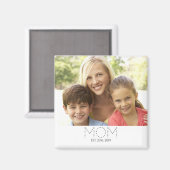 Cadeau Photo Magnet Maman Instituée (Recto/Verso)