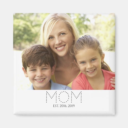 Cadeau Photo Magnet Maman Instituée (Devant)