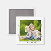 Cadeau photo Magnet Mom établie (Recto/Verso)