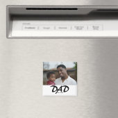 Cadeau Photo Magnet Papa Créé (In Situ (Lave-vaisselle))