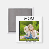 Cadeau Photo Magnet pour Maman (Recto/Verso)