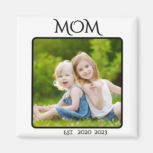 Cadeau Photo Magnet pour Maman (Devant)