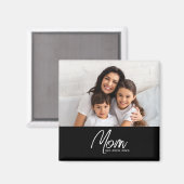 Cadeau Photo Magnet pour Maman (Recto/Verso)