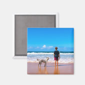 Cadeau Photo sur mesure avec aimants Vos photos Co (Recto/Verso)