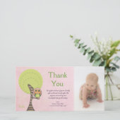 Cadeau Photocard d'arrivée de bébé de Merci de hib (Debout devant)