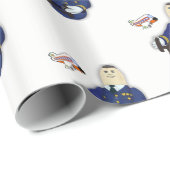 Cadeau Pilote de papier d'emballage (Coin rond)