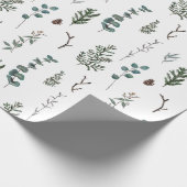 Cadeau Pin et papier d'emballage d'eucalyptus (Coin)