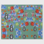 Cadeau Pingouins & Stars rapper Papier (Plat)