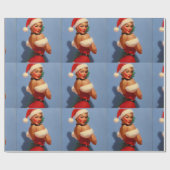 Cadeau Pinup Woman #3 Envelopper du papier (Plat)