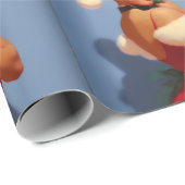 Cadeau Pinup Woman #3 Envelopper du papier (Coin rond)