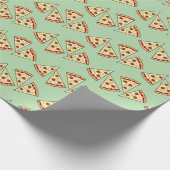 Cadeau Pizza By the Slice Design Wrapping Papier (Coin)