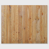 Cadeau planches en bois enveloppant du papier (Plat)