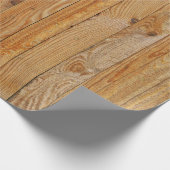 Cadeau planches en bois enveloppant du papier (Coin)