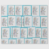 CADEAU PLATS DE BEAUCOUP DANS LE PAPIER À WRAPPER (Plat)