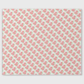 Cadeau Poinsettia Papier à envelopper (Plat)