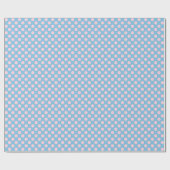 Cadeau Pointe Polka rose clair sur papier d'enveloppement (Plat)