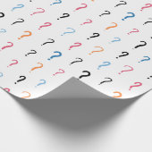 Cadeau Points de question papier d'emballage d'enrouleur (Coin)