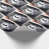 Cadeau Pop Art Gorilla Visage Papier d'enveloppement de N (Coin)