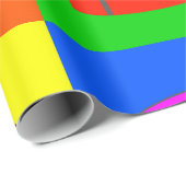 Cadeau Pop Art Retro Psychedelic Toilet Papier Vibrant (Coin rond)