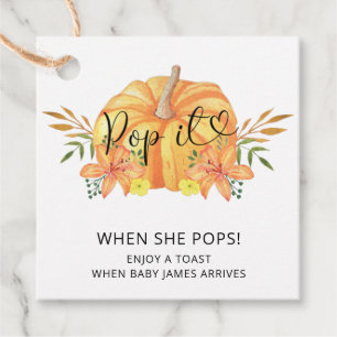 Cadeau Pop it quand elle lance des étiquettes de faveur c