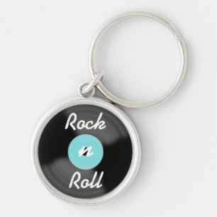 Cadeau Porte-Clés Disque Rock n Roll