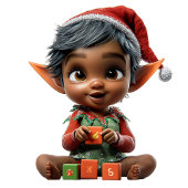 Cadeau Poupée Bébé Noël Elf Enveloppement Papier