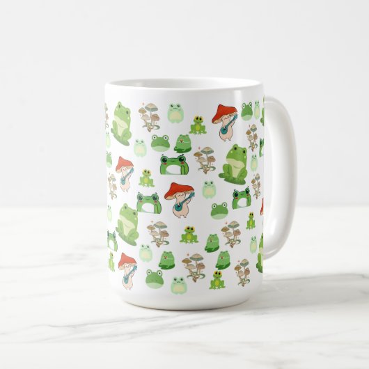 Cadeau pour amoureux de la grenouille, Mug de gren (Devant droit)