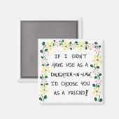 Cadeau pour belle-fille - Aimant (Recto/Verso)