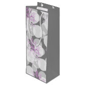 Cadeau Pour Bouteille Étoiles de neige - Blanc, Turquoise, Violet - Sac  (Dos Angle)