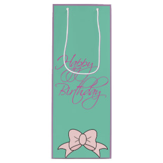 Cadeau Pour Bouteille Joyeux sac à vin d'anniversaire