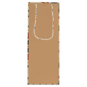 Cadeau Pour Bouteille Sable Chaud & Boho Sac à vin Floral (Devant)