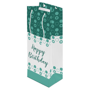 Cadeau Pour Bouteille Sac À Bouteilles Avec Pois Polka