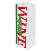 Cadeau Pour Bouteille Sac à vin Alligator Valentine (Dos Angle)