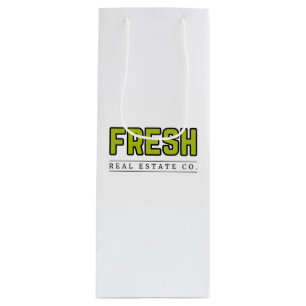 Cadeau Pour Bouteille Sac à vin brillant FRESH