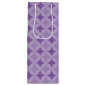 Cadeau Pour Bouteille Sac à vin - Cercles de chevauchement (Devant)