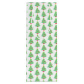 Cadeau Pour Bouteille Sac à vin d'arbre de Noël (Dos)