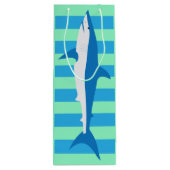 Cadeau Pour Bouteille Sac à vin de requin Mako rayé (Dos)