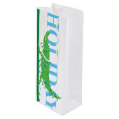 Cadeau Pour Bouteille Sac à vin de vacances Alligator (Devant Angle)