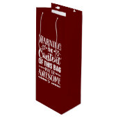 Cadeau Pour Bouteille Sac à vin réutilisable (Devant Angle)