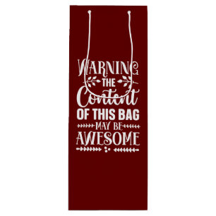 Cadeau Pour Bouteille Sac à vin réutilisable
