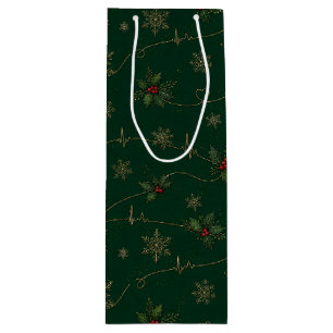 Cadeau Pour Bouteille Sac cardiologie EKG ECG électrocardiogramme de Noë
