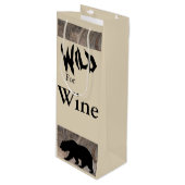 Cadeau Pour Bouteille Sac de vin de collection de faune (Devant Angle)